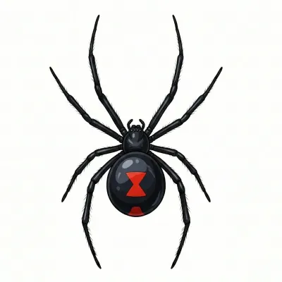 black widow spider