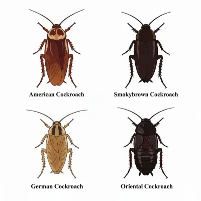 Common Types of Cockroaches