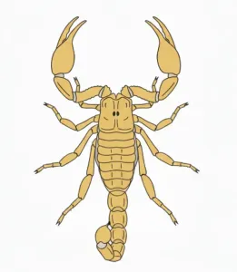arizona bark scorpion drawing
